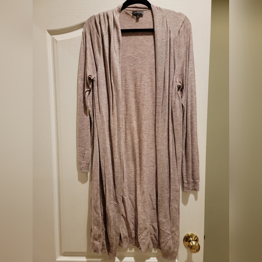 The limited long beige cardigan